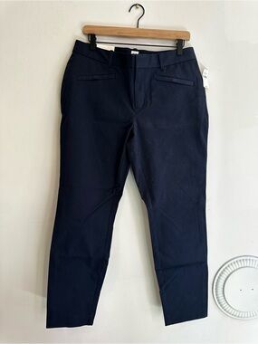GAP Navy Blue Straight-Leg Trousers